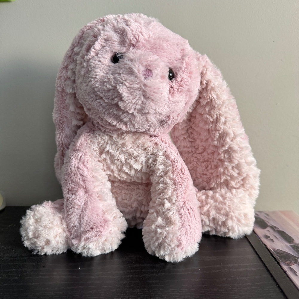 GUND Cozys Bunny Plush Soft Stuffed Bunny Approx. 11 Inches long‎ Pink